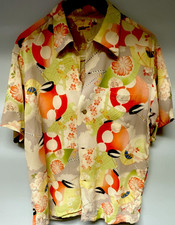 Sun Surf Aloha Mens Rayon Floral Short Sleeve...
