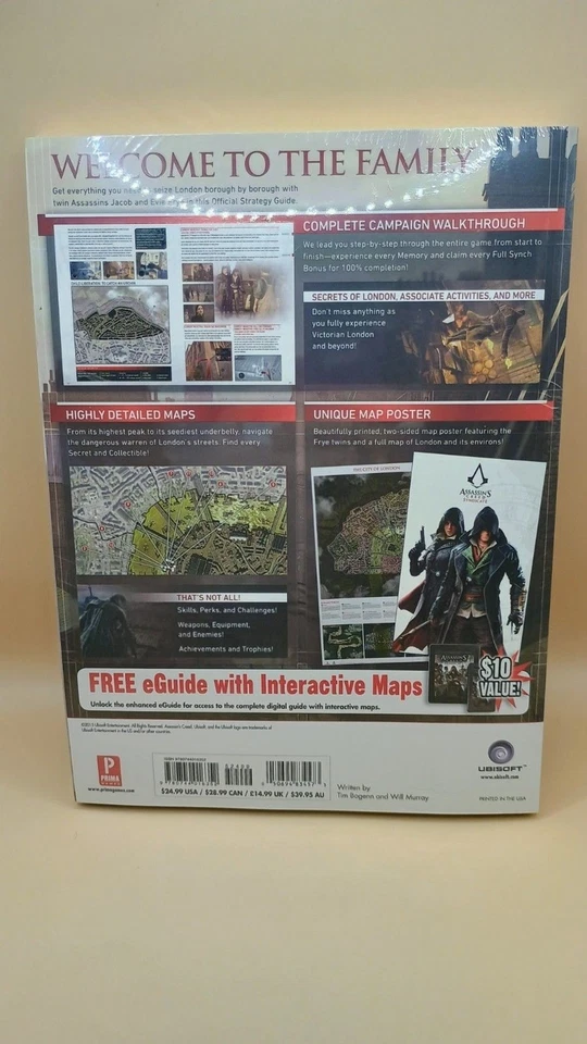 UNOPENED Prima Assassin's Creed Syndicate Official Strategy Guide Book UbiSoft - Image 2 of 4