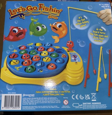 Let's Go Fishin' Game by Pressman - The Original Fast-Action Fishing Game! NEW