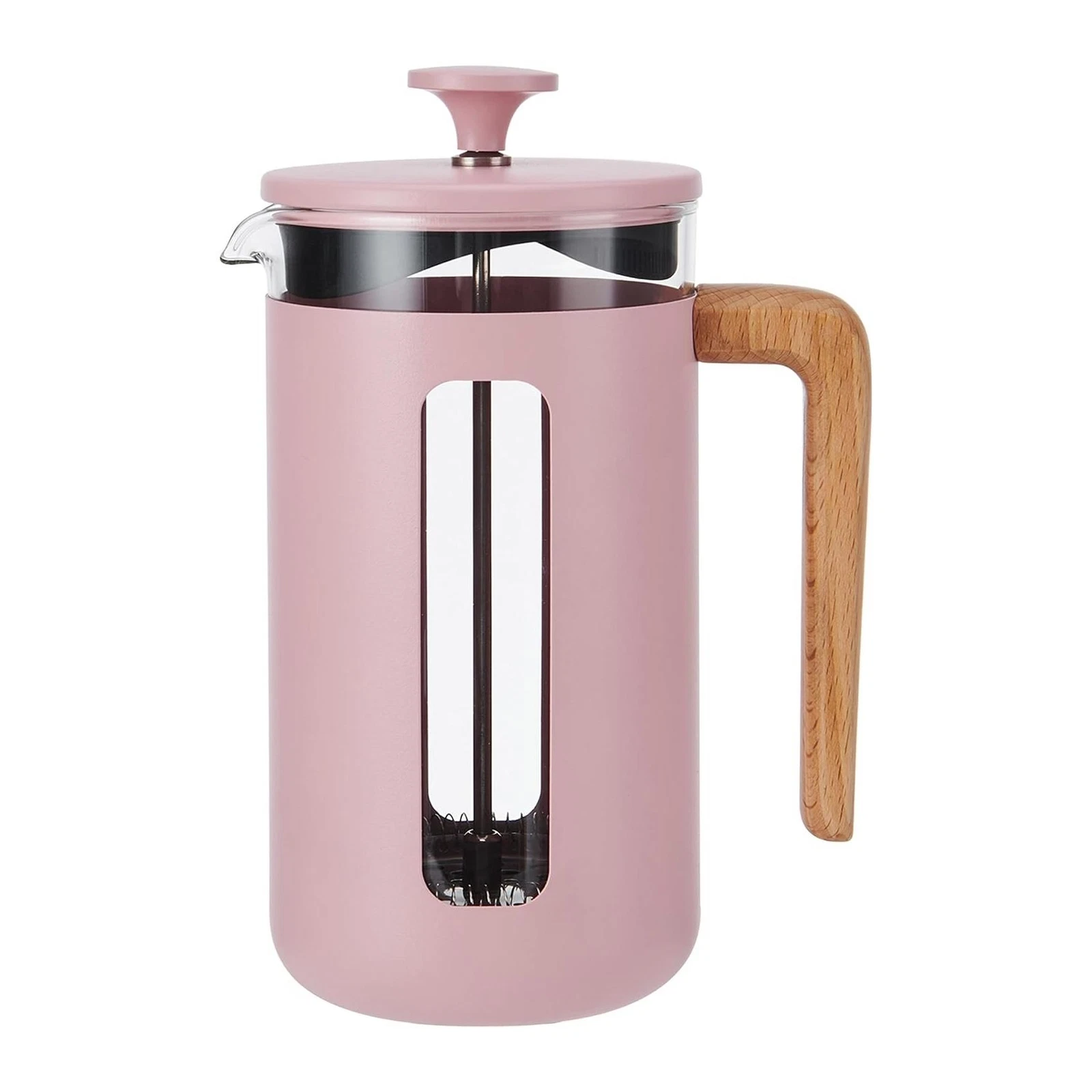 La Cafetière Pink Pisa Wood Handle Stainless Steel French Press 8 Cup 1L
Opens in a new window or ta