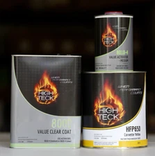 High Teck Corvette Yellow Basecoat Paint & Clearcoat Gallon Kit! GM 52