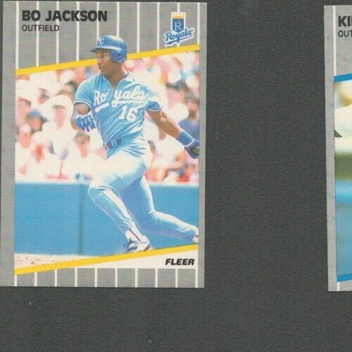 1989 Fleer #285 Bo Jackson Kansas City Royals