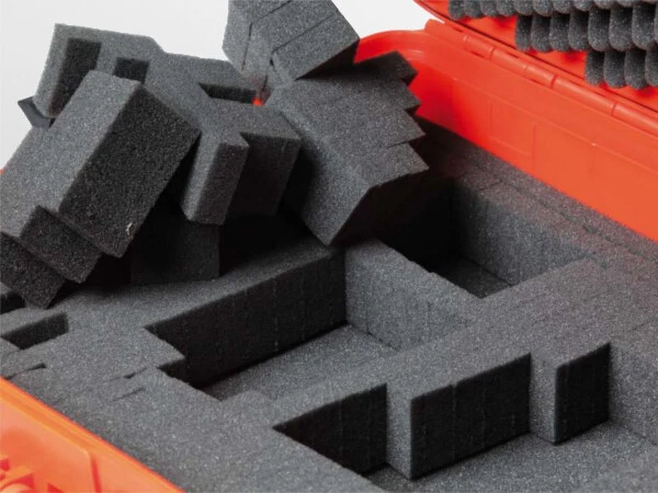 Outdoor Case + Rasterschaum | IP67 Koffer wasserdicht | Roll-Trolley | 50x35x28 - Bild 4 von 4