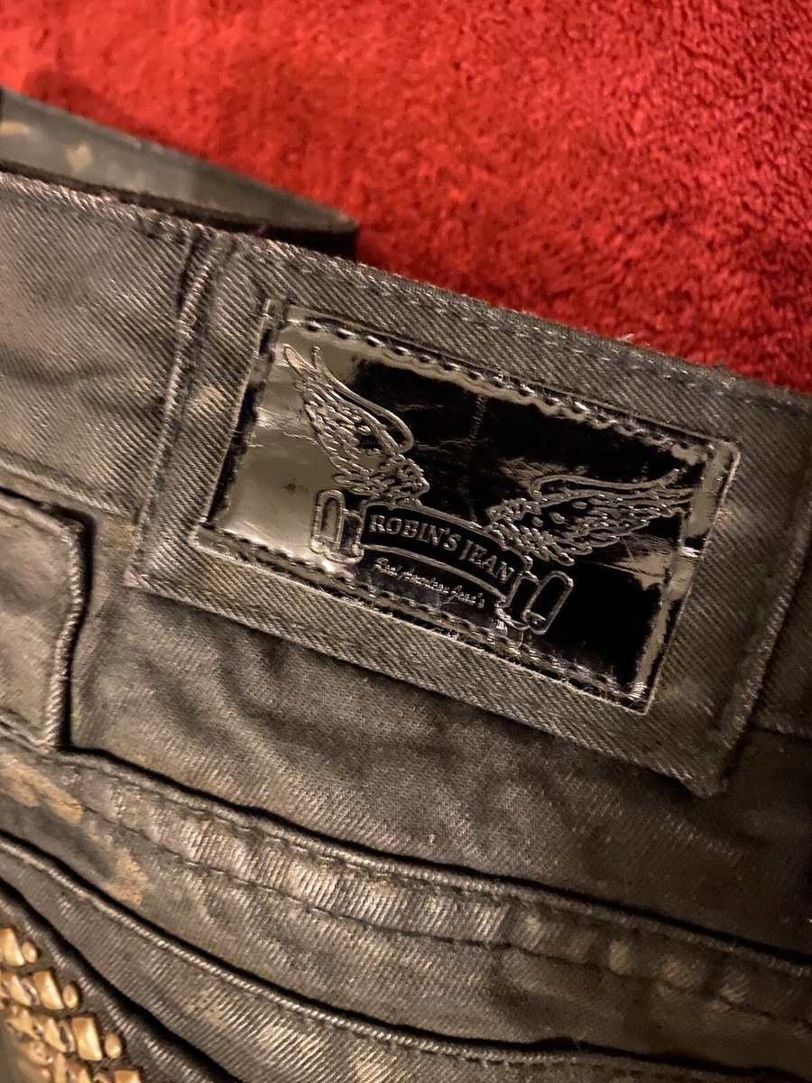 Robin Jeans Gold x Black Sze 38 | eBay