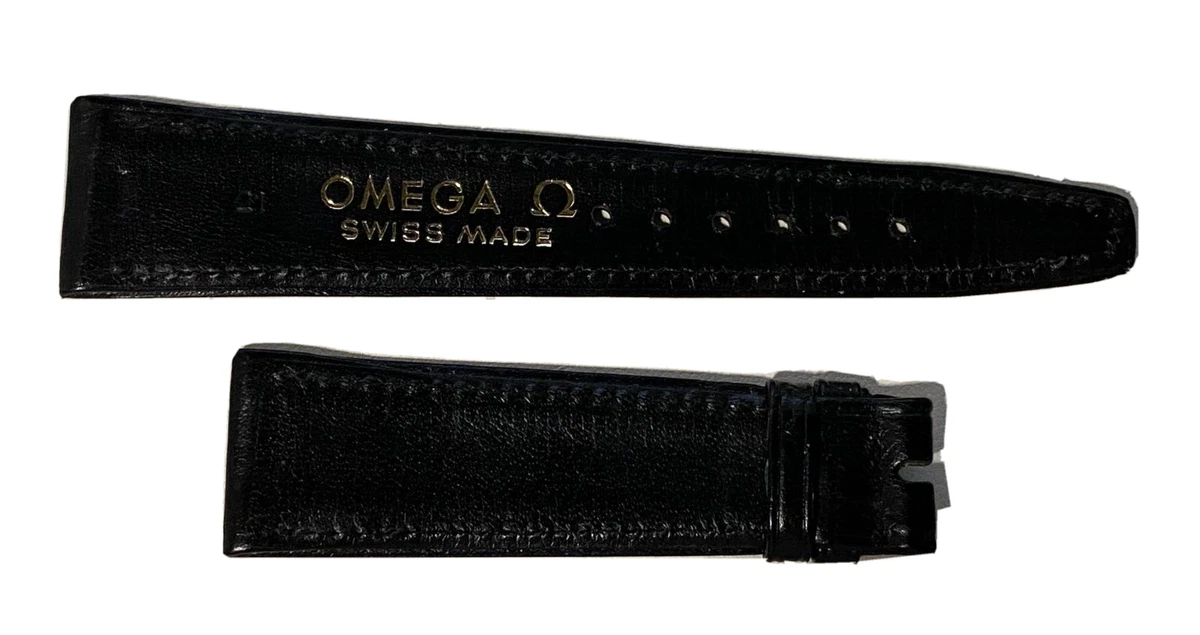 OMEGA Leather Wristwatch Bands 21 mm Band Width for sale | eBay