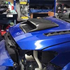 Real Carbon Fiber Hood Vent Insert Air Intake Ducts For Subaru WRX STi 15-2020 U