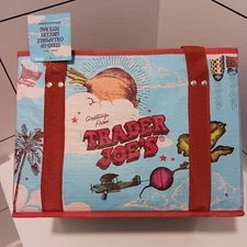 Trader Joe's New Ltd. Ed. Stand-up Collapsible Tote! Sturdy, Versatile, Handy!😊