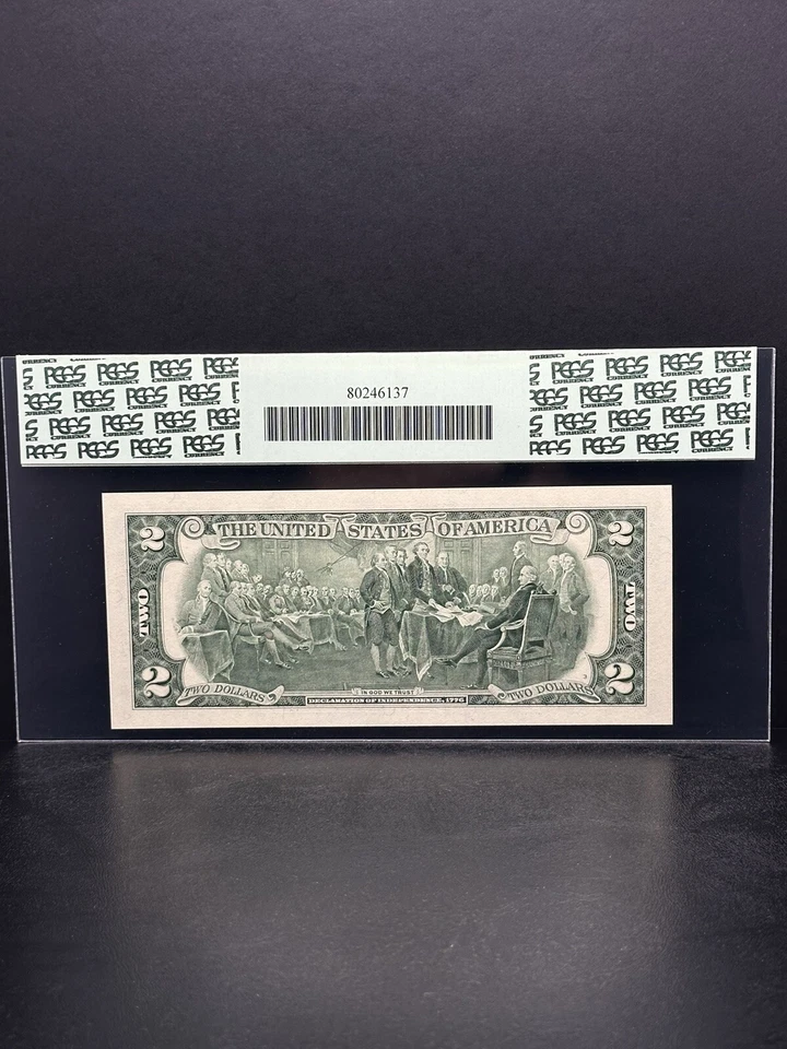 2003-$2 DOLLARS BILL STAR NOTE LOW PRINTED Nice Piece For Your Collection  - Image 2 of 3