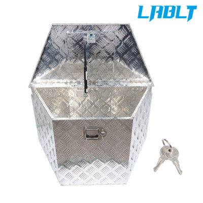LABLT 29'' Aluminum Underbody Tongue Tool Box Storage For Trailer Truck Pickup
