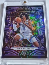 2022 Obsidian Jalen Williams Rookie #189 ELECTRIC ETCH PURPLE /99 Holo RC - Rare