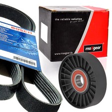 BOSCH 6PK2345 Keilrippenriemen + Rolle für SAAB 9-3 YS3D 2.0 2.3