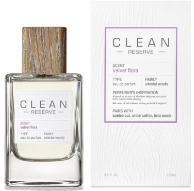Clean Reserve Velvet Flora 3.4 oz/ 100 ml Eau de Parfum EDP Spray, New, Sealed