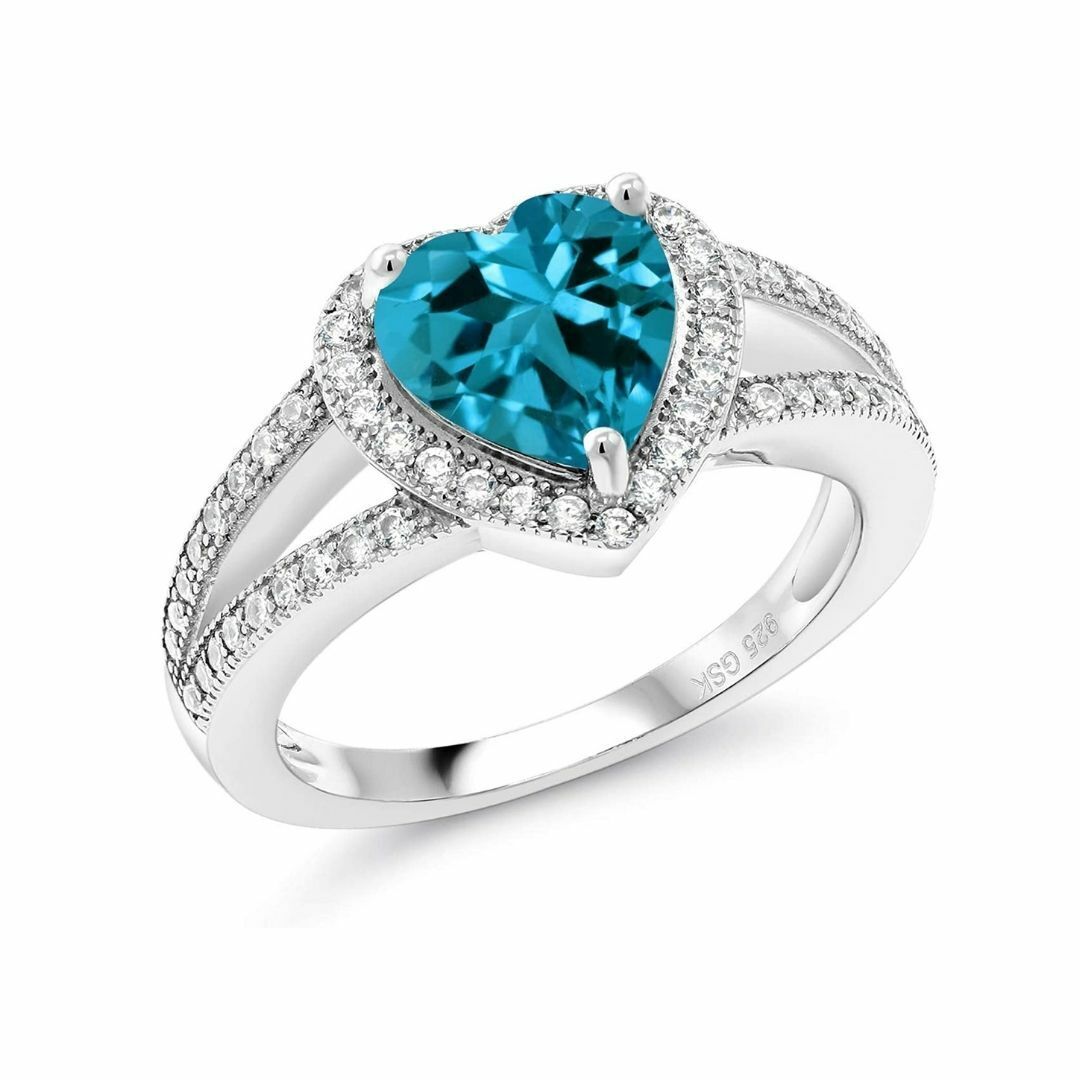 Blue Topaz Sterling Silver Stud Earrings - 6 Sizes Available Blue Topaz Sterling Silver Stud Earrings - 6 Sizes Available