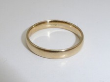 750 Gelbgold 18K Gold Ring  4,47 g Trauring Ehering RG 61 -19,4 mm 5264a