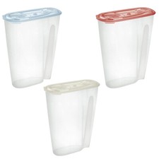 Dispenser porta cereali riso farina copechio dosatore colori ass.