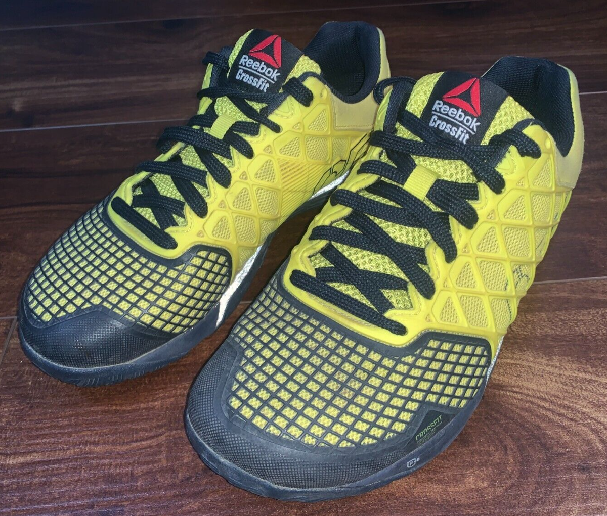 Reebok Nano 4.0 CF74 Womens Sz 8 US Yellow CrossFit Gym Training