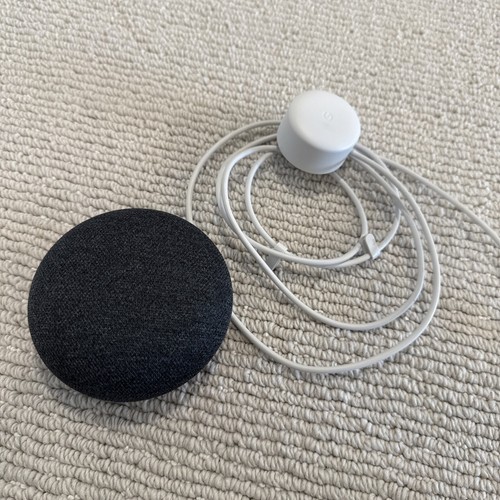 Google Home Nest Mini 1st Gen Smart Speaker Model H0A W/ Power Cable