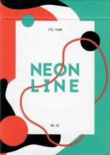 Neon Line Playing Card Deck by Riffle Shuffle - Limited Edition - USPCC