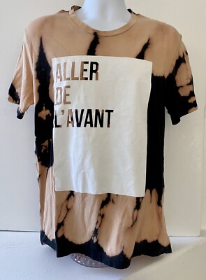 Aller De L avant (Go Forward) Women s Size Large Tie-dye Style T-Shirt