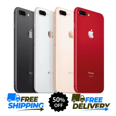 #ad #ad Apple iPhone 8 Plus 64GB Red Space Grary Unlocked Atamp;t T Mobile Verizon iOS LTE $114.00