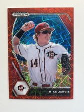 2021 Prizm Draft Picks Red Velocity #PDP163 Mike Jarvis Pirates & San Diego St.