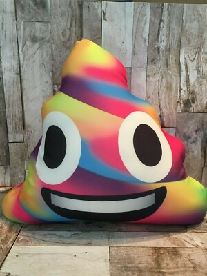 rainbow poop emoji plush