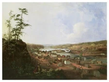 1381 Indian Village wall Art Decoration POSTER.Graphics to decorate home office.