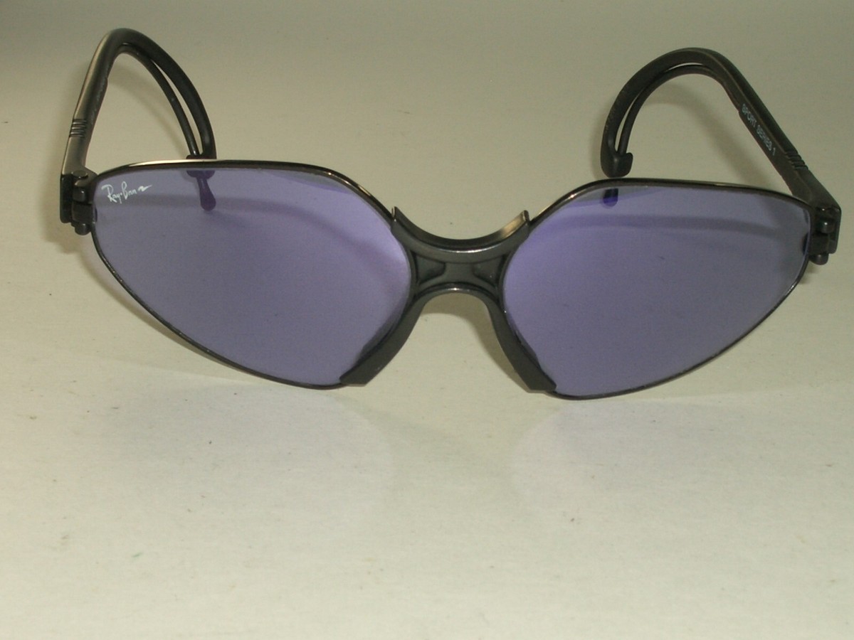 25 Ray-Ban　ROUND L 23年前の品 B&L RAY-BAN W1735 XWAO SPORT SERIES 1 A30 VIOLET CHROMAX BIKERS