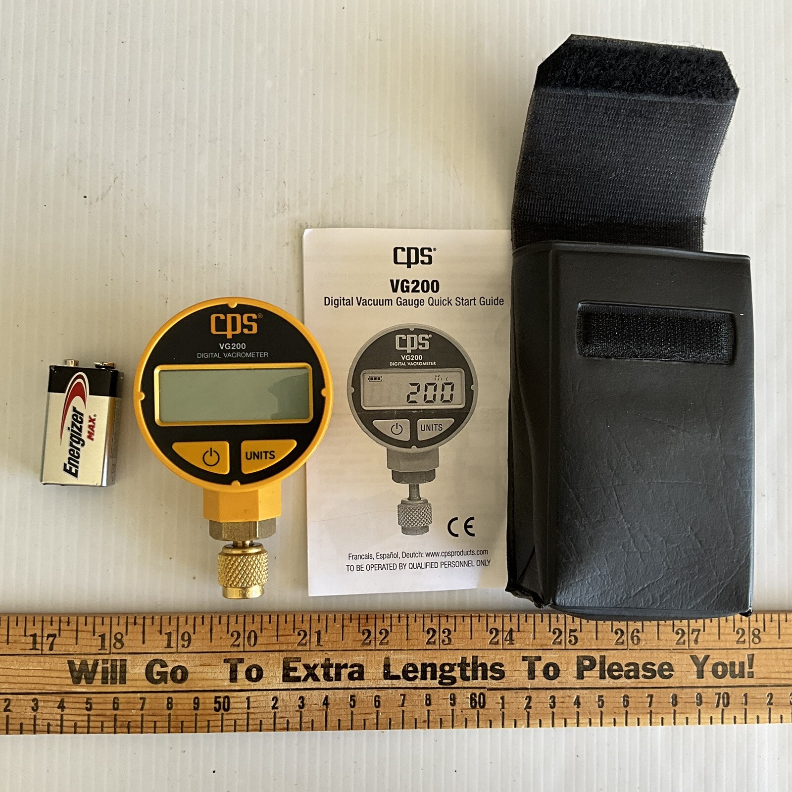 CPS Products VG200 Digital Vacuum Gauge eBay