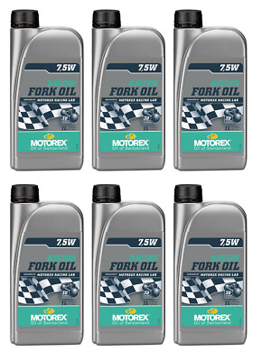 Motorex Racing Fork Oil 7.5W  6x 1Liter Gabelöl Motorrad