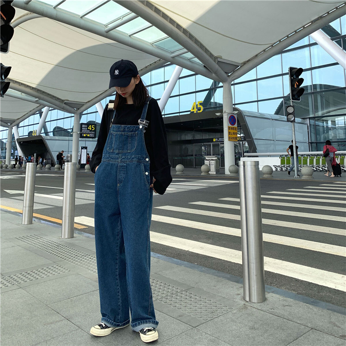 Casual Vintage College Loose Denim 