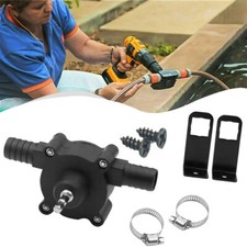 Drill Powered Water Pump Bilge Flood Oildiesel Liquid Transfer Small