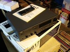 Vintage NAD 917 Audio Video Surround Sound Tuner Preamp  Manual  Remote  Box