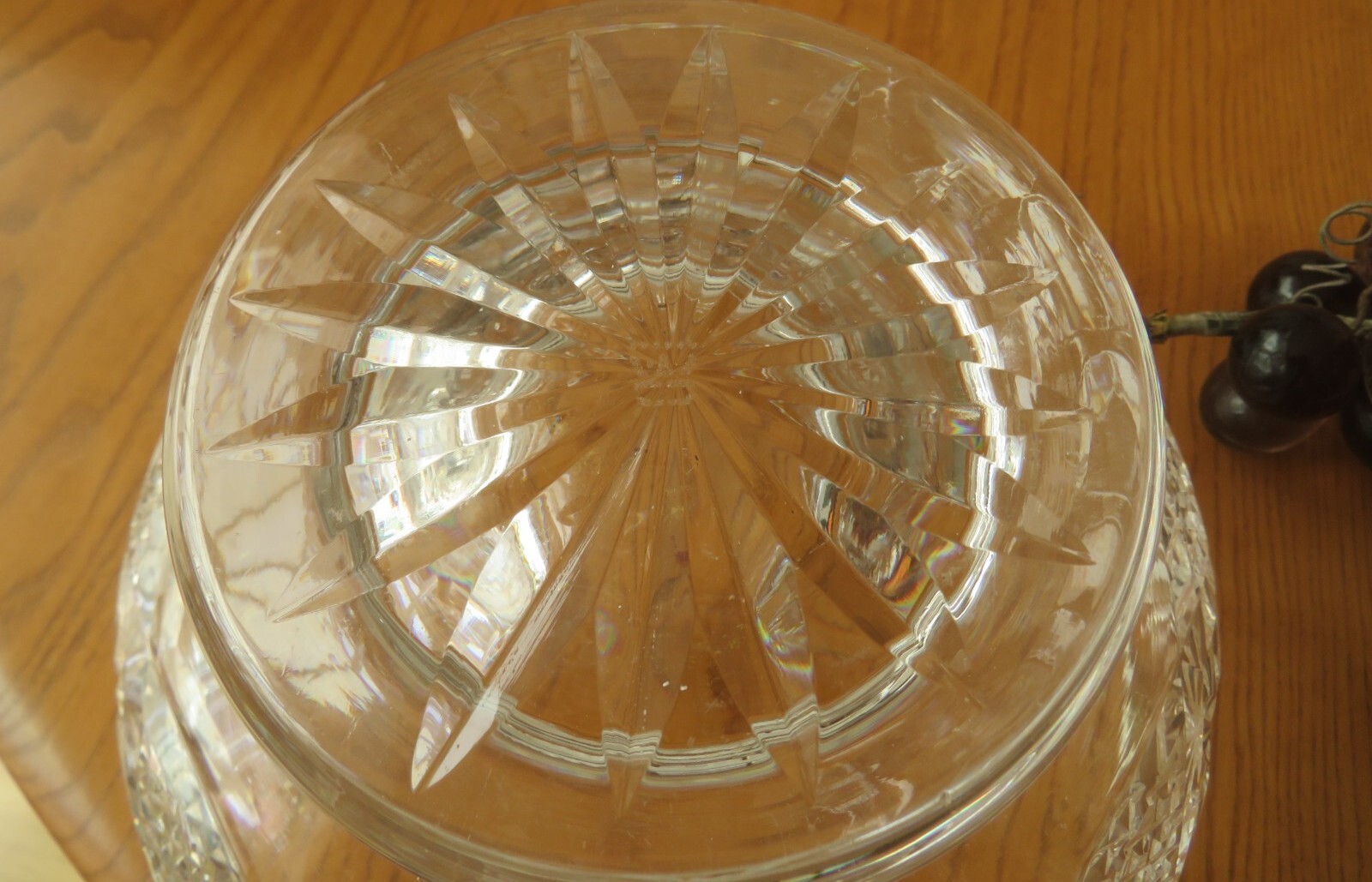 Tutbury Crystal Large Serving/Fruit Pedestal Bowl Richmond Pattern eBay