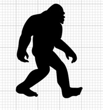 Bigfoot Die-Cut Vinyl Decal / Sticker Many Colors
