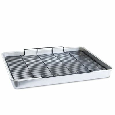 Nordic Ware, 15'' x 21'' XL Oven Air Crisp Baking Tray, Bacon Fries Roast Meats