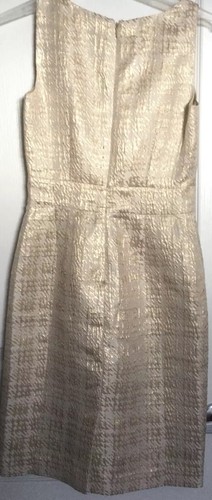 Banana Republic Gold Sheath Cocktail Dress Size: 0 (XS) - Picture 2 of 6