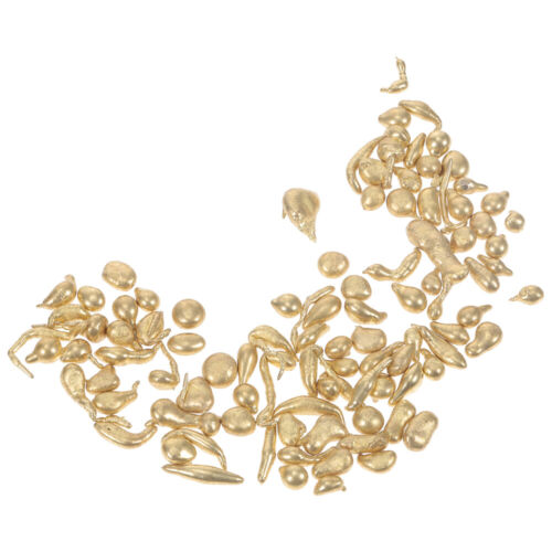  Gold Nuggets Brass Particles Jewelry Supplies Casting Grain Crafting - Bild 1 von 12