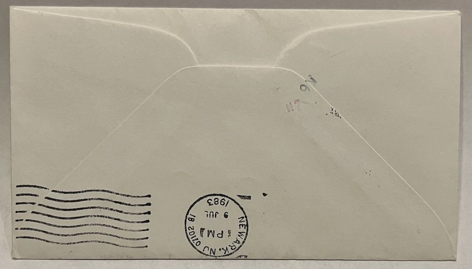 1983 USS KIDD NUCLEAR SUBMARINE KEEL LAID TODAY COVER VIRGINIA, NAVAL COVER - Image 2 of 2