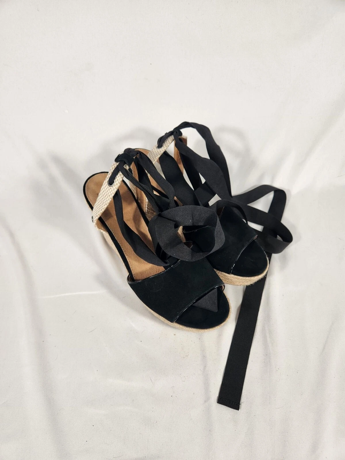 UGG sandalo donna Shiloh espadrillas zeppa stringato plateau boho fairycore 11