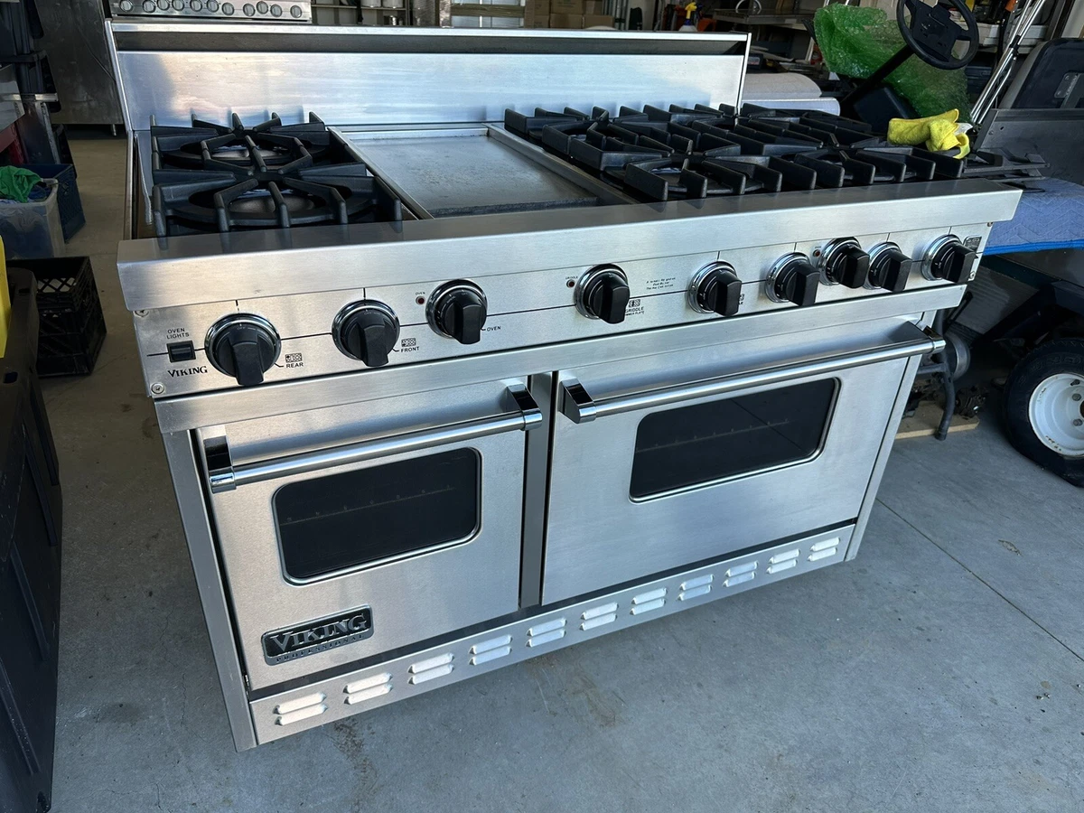 48 Viking Stainless Range Top, 4+ grill n griddle, in LA