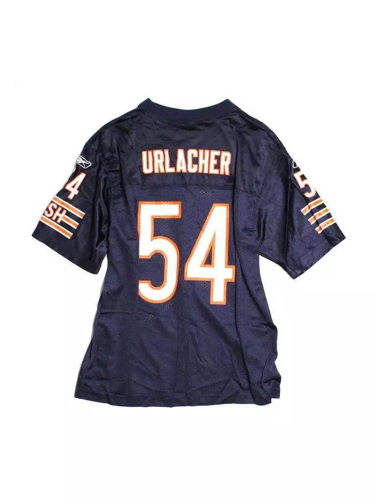Boy Youth Chicago Bears 54 Brian Urlacher Football Jersey Size L 14 16
