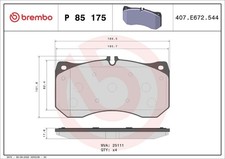 Bremsbelagsatz Vorne -System für Audi A4 B9 Avant 8W5 8WD A5 Sportback ab 10->