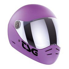 TSG Pass 2.0 Full Face Helmet , Downhill Skateboarding, S, Satin Royal Liac