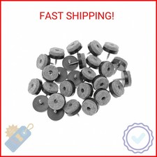 ALIMITOPIA 40pcs Screw-on Furniture Felt Pad Chair Glide Slider Hardwood Floor P