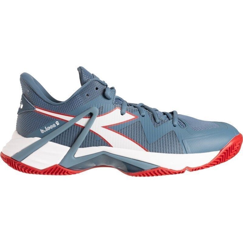Diadora Men's Blue/White/Red Sneakers 27cm New image 3