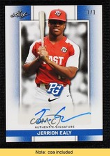 2018 Leaf Metal Perfect Game All-American Classic 1/1 Jerrion Ealy Auto 0s5