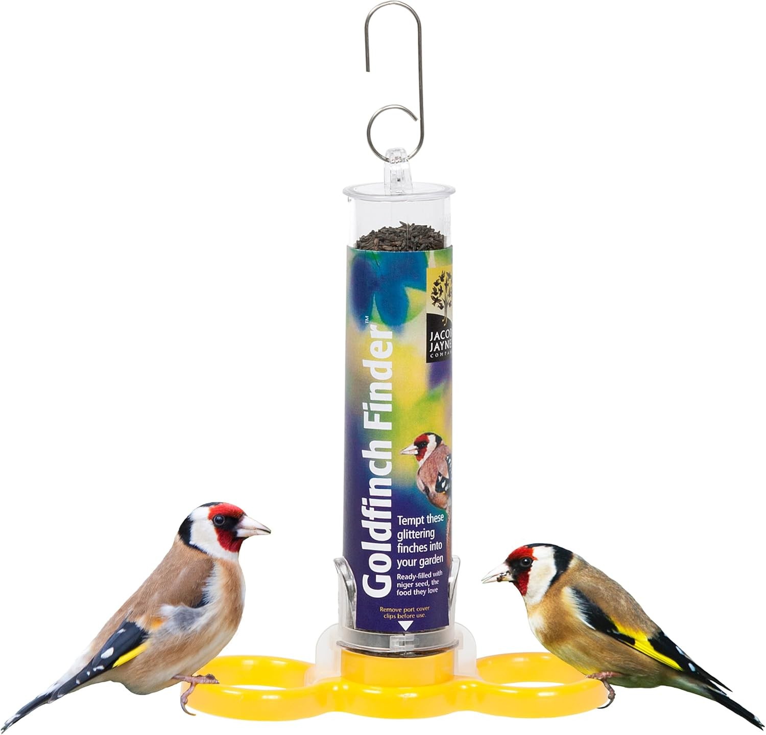 Pre-filled Niger Bird Feeders for Garden Birds - Jacobi Jayne® Goldfinch Finde