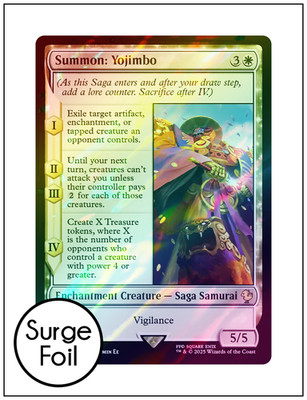 1x Summon: Yojimbo, Surge Foil, Final Fantasy, Magic MTG NM