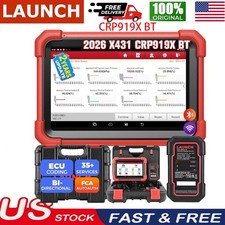 2026 LAUNCH X431 CRP919X BT OBD2 Scanner Bidirectional Scan Tool W/ ECU Coding*^
